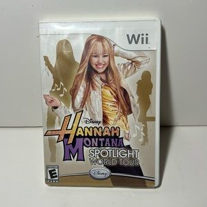 Wii Hannah Montana Spotlight World Tour game